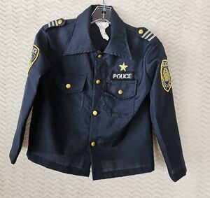 Kids Police Costume Jacket - Dark Blue